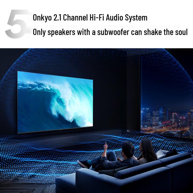 TCL 75T5L 75-inch QLED 288Hz DeepSeek AI 4K Smart TV