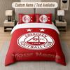 Custom Name Aberdeen 3Pcs Duvet Cover Set Personalized Text Bedding Pillowcases Bedroom