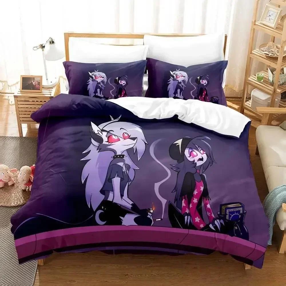 Loona Boss Bedding Set Single Twin Full Queen King Size Bed Set Adult Kid Bedroom Duvet Cover Sets 3D Anime Parure De Lit Bed