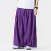 Men's Summer Light and Large Size Hong Kong Style Retro American Tooling Straight-leg Pants Men's Trend Loose Wide-leg Pants