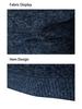 2024 Men's Plus Velvet Half-Zip High Collar Sweater - Autumn/Winter Fashion Knit Pullover