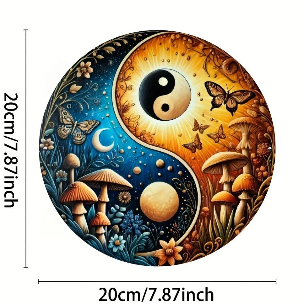 2D Flat Metal Wall Sign Decor