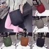 Vintage Style Womens Pu Leather Handbag Small Bucket Crossbody Bag For Fashionable Women