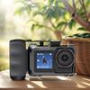 ABS Plastic Camera Grip with Shutter Button Handle Grip Street Photography Handle for Insta360 Ace Pro 2 for DJI Action 5 Pro