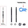 Light Weight Alloy Valves Extension Adapter Leakproof Seal For Road Mountain Bikes Easily Inflation Solution