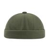 Trendy Retro Hip-hop Landlord Hat Melon Rind Hat Smooth Board Without Brim Tang Hat