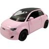 Scale Fiat 500e Kinsmart Diecast Miniature Car In Pastel Pink 1/32