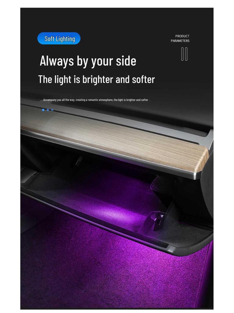 Tesla Model 3/Y/S/X Ambient LED Decorative Lighting Kit