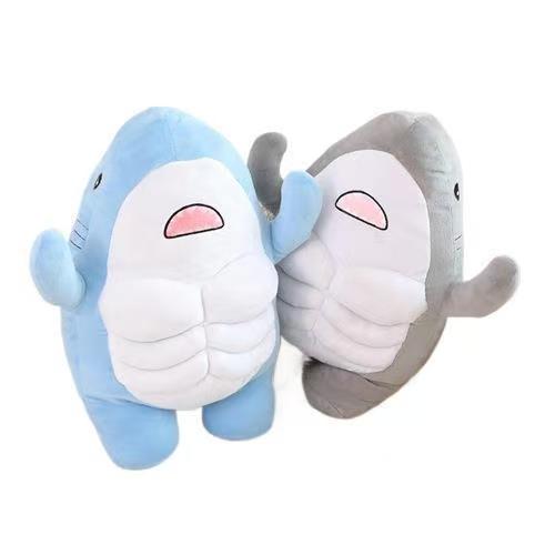 35cm Spierhaai Pluche Speelgoed Gevuld Oceaanwalvis Vis Knuffeldieren Zachte Pluche Poppen Kinder Verjaardagscadeaus Valentijnsdag 35cm