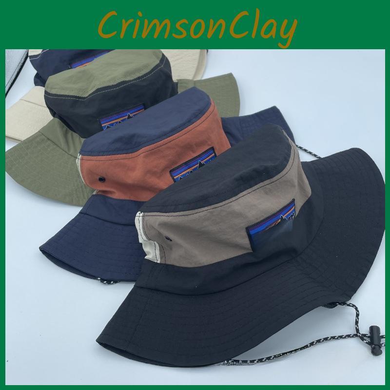 Summer Nylon Fisher Hat With Wide Brim And Sun Protection For Outdoor Activities