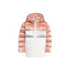 Color Block Hooded Down Jacket Kids Outerwear Orange HM9646