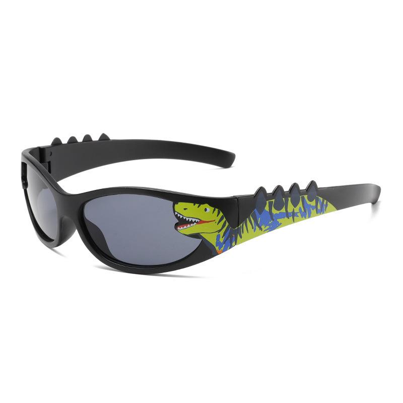 Kids Cartoon Dinosaur Sunglasses UV Protection Cute Party Glasses Sunscreen Fashion Accessories for Children