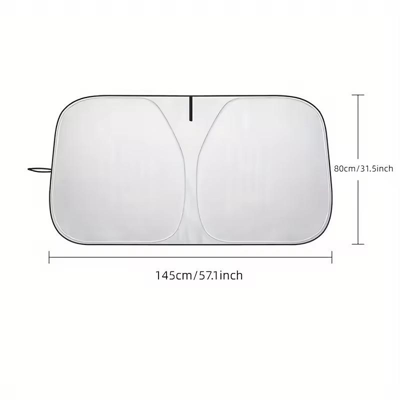 1-Piece Car Front Windshield Sunshade, Summer Sun Protection and Uv Protection Sunshade