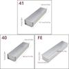 Tiramisu Maker Mold Heat Resistant Aluminum Alloy Rectangular Cake Pan Kitchen Tool For Dessert Preparation