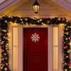 Snowflake Window Led Fairy Light Up Home Party Xmas Christmas Decoration Star