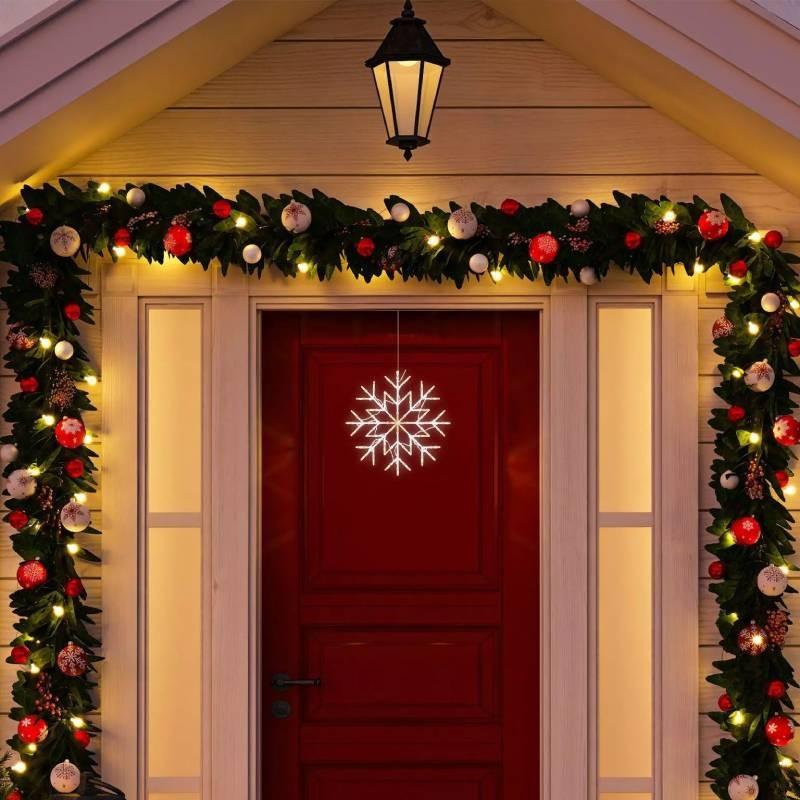 Snowflake Window Led Fairy Light Up Home Party Xmas Christmas Decoration Star