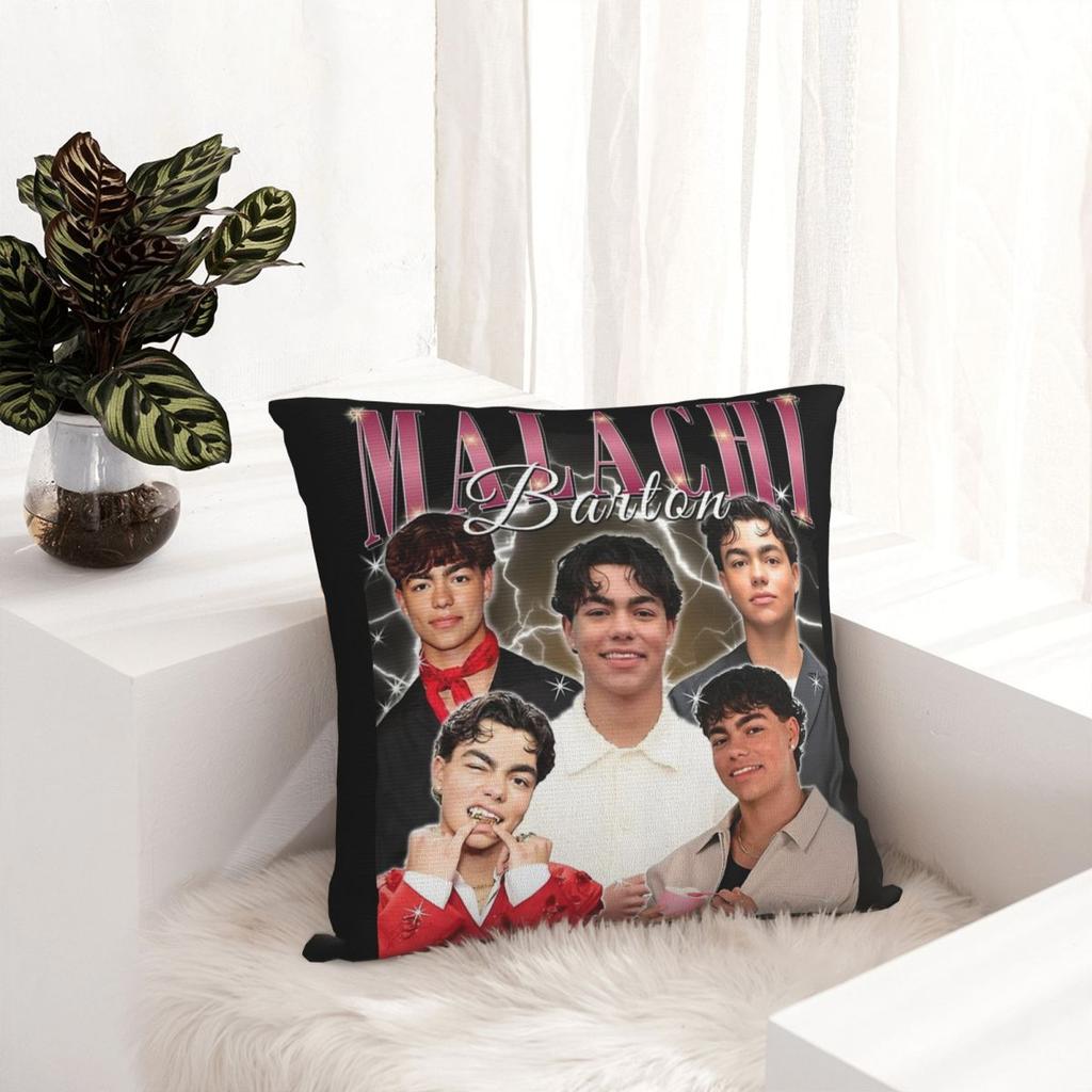 Malachi Barton Pillowcase Printing Fabric Cushion Cover Decor Throw Pillow Case Cover Home Zippered 45*45cm