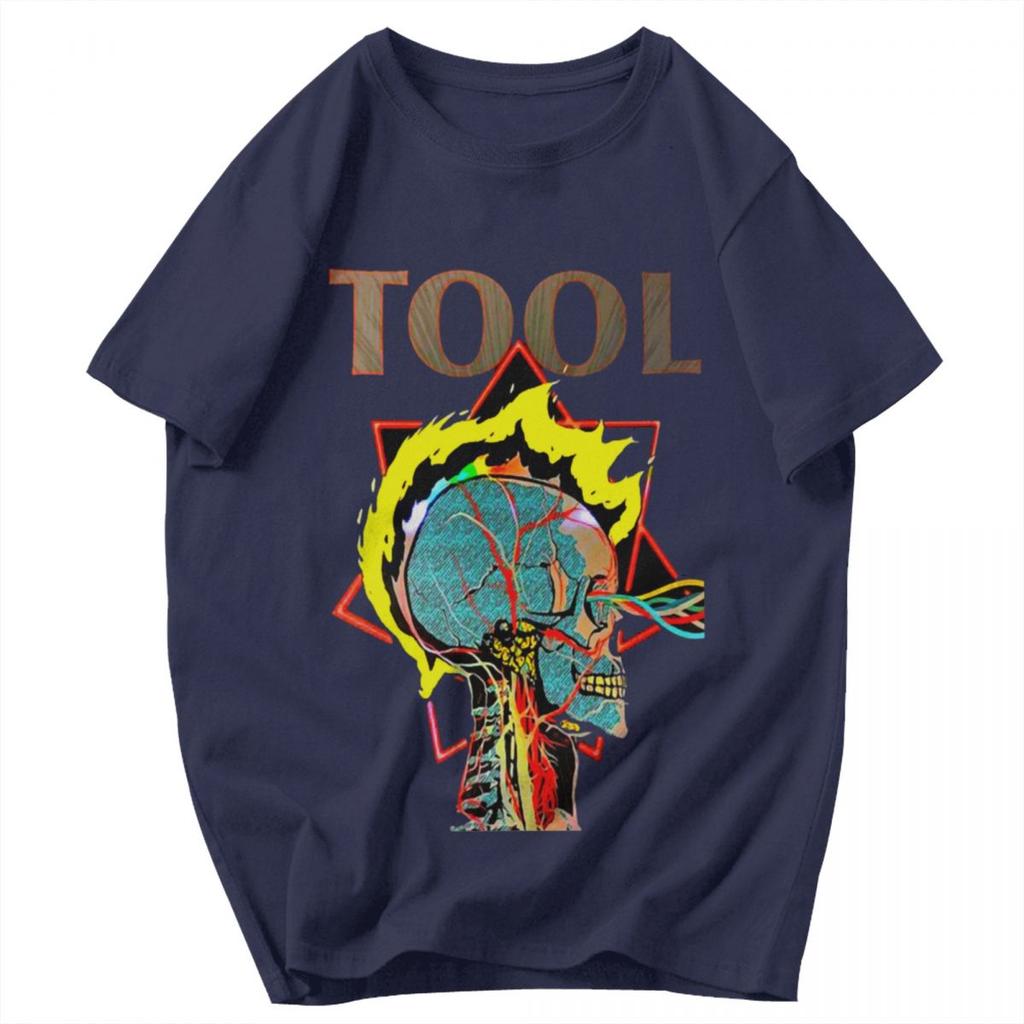 Men T Shirt Tool Metal Music Band Trending Summer Y2K Graphic Oneck Unisex Clothing T Shirts
