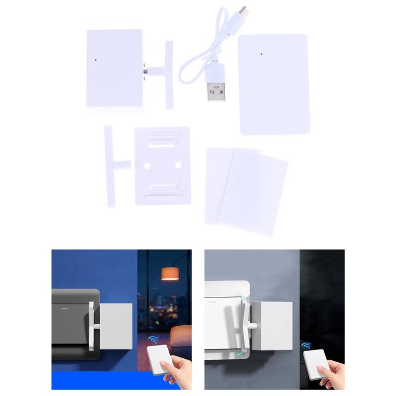 Wireless Remote Control Turn Off/On Tool No Wiring Required Remote Control Switches for Bedroom Lights Easy Installation