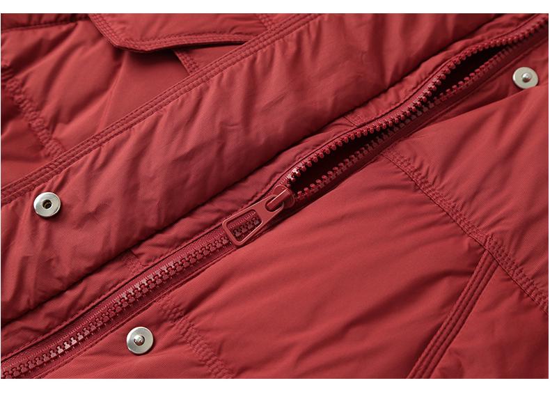 Women's High-End Mid-Length Loose Down Vest - Fashionable Plus Size for Autumn/Winter