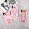 Card Captor Sakura Cartoon Phone Case Phone Case For IPhone 17 16 15 Plus 14 13 Mini 12 11 Pro Max Soft Shell Cover
