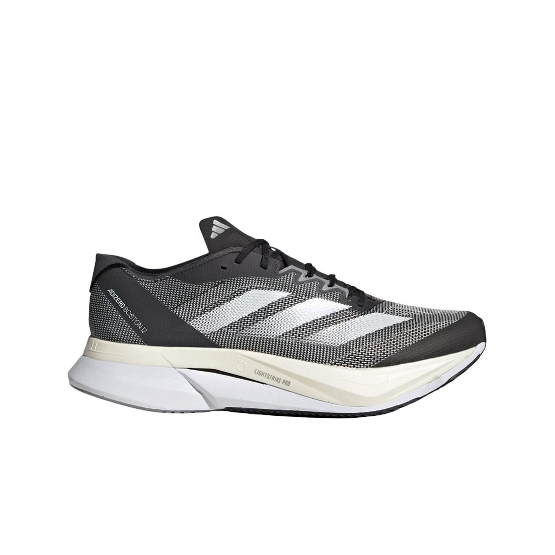 

Adidas Adizero Boston 12 Черный основной Белый облачный 285