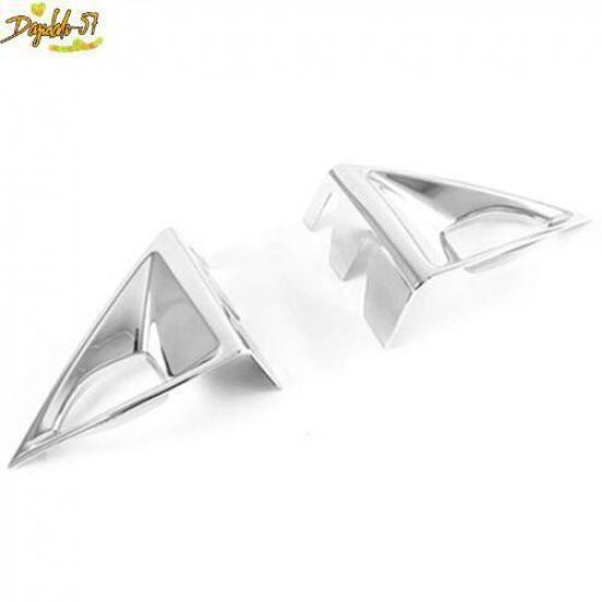 For Nissan Rogue   Chrome Front Bumper Fog Light Cover Trim Accessories