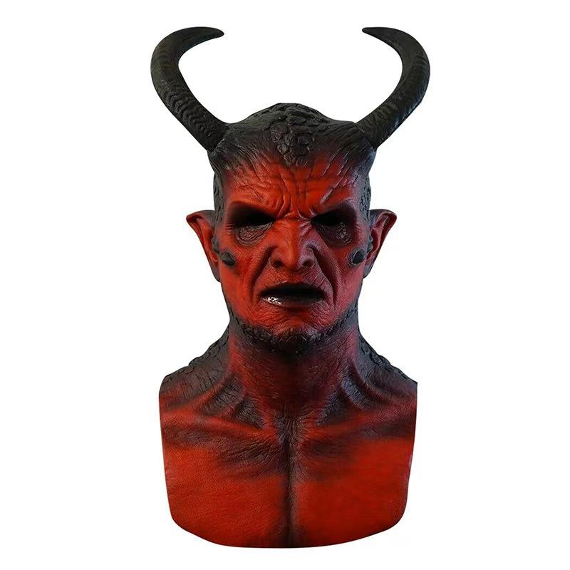 Halloween Mask Demon Mask with Horns