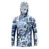 Lightweight Quick-Dry Fishing Shirt With Hood Men Outdoor Water Sports UV Protection Breathable Top