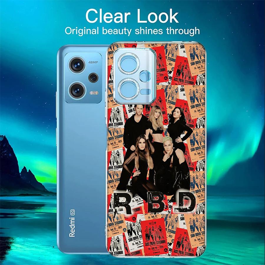 F-Fashion RBD R-Rebelde Cover Case For Xiaomi Redmi Note 12S 12 11 Pro Plus 11T 11S 10 5G 10S 9 9T 9S 8 8T 7 5 Pro TPU Phone Cle