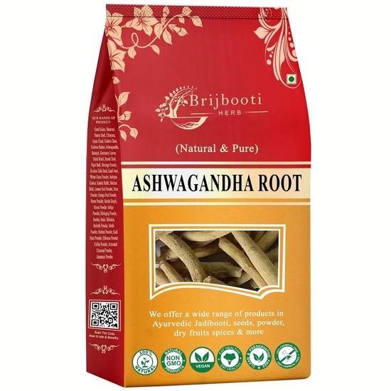 

BIRJU MAHAVIR Ashwagandha Withania Somnifera Root, Natural, 200 g 200GM