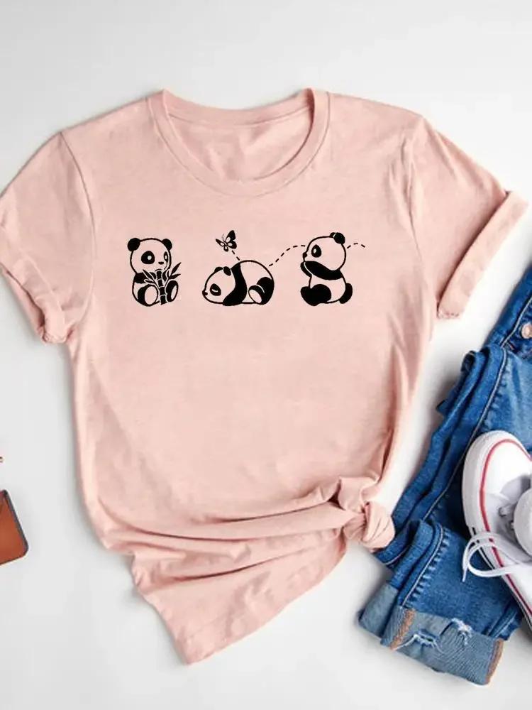 Women's Watercolor Love Heart Print T-Shirt Short Sleeve Tee Basic Clothing Summer Top Graphic Clothes Sweet Fashion