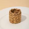 1-48PCSHandmade Water HyacinthNapkin Rings Natural Woven Holder FarmhouseTable Decor for Thanksgiving Wedding Dining Accessories