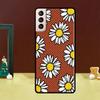 Cute Daisy Flower Phone Case For Samsung Galaxy S23 S24 S25 Ultra S22 S20 S21 S24 FE S9 S10 S25 Plus Cover