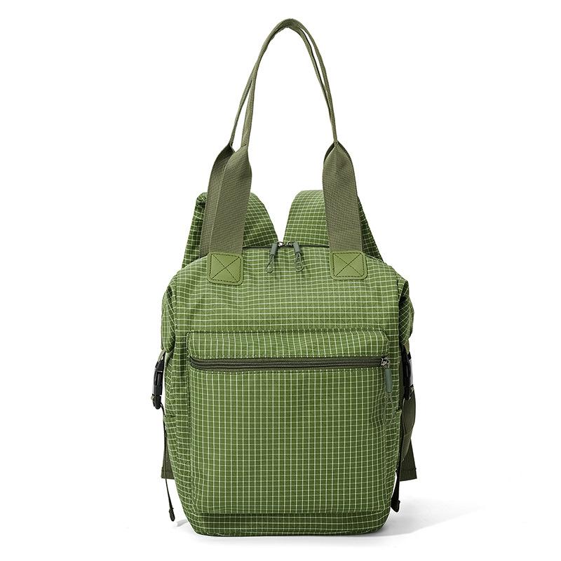 

Backpack Women s Large Capacity Travel Schoolbag Student s Shoulder Bag Multi-use Backpack зелёный