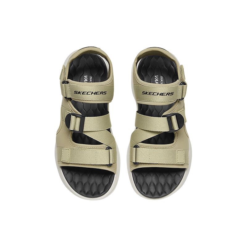 Skechers Sandali da Spiaggia Comodi alla Moda da Uomo Sandali da Uomo Grigio Marrone 232886-TPE