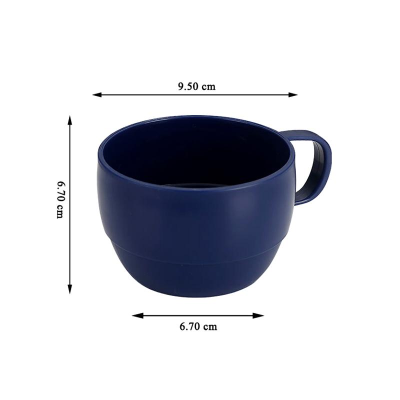 Plastic Coffee Cups 6-Pack Family And Children'S Not Easy To Break Suitable For Outdoor Camping
