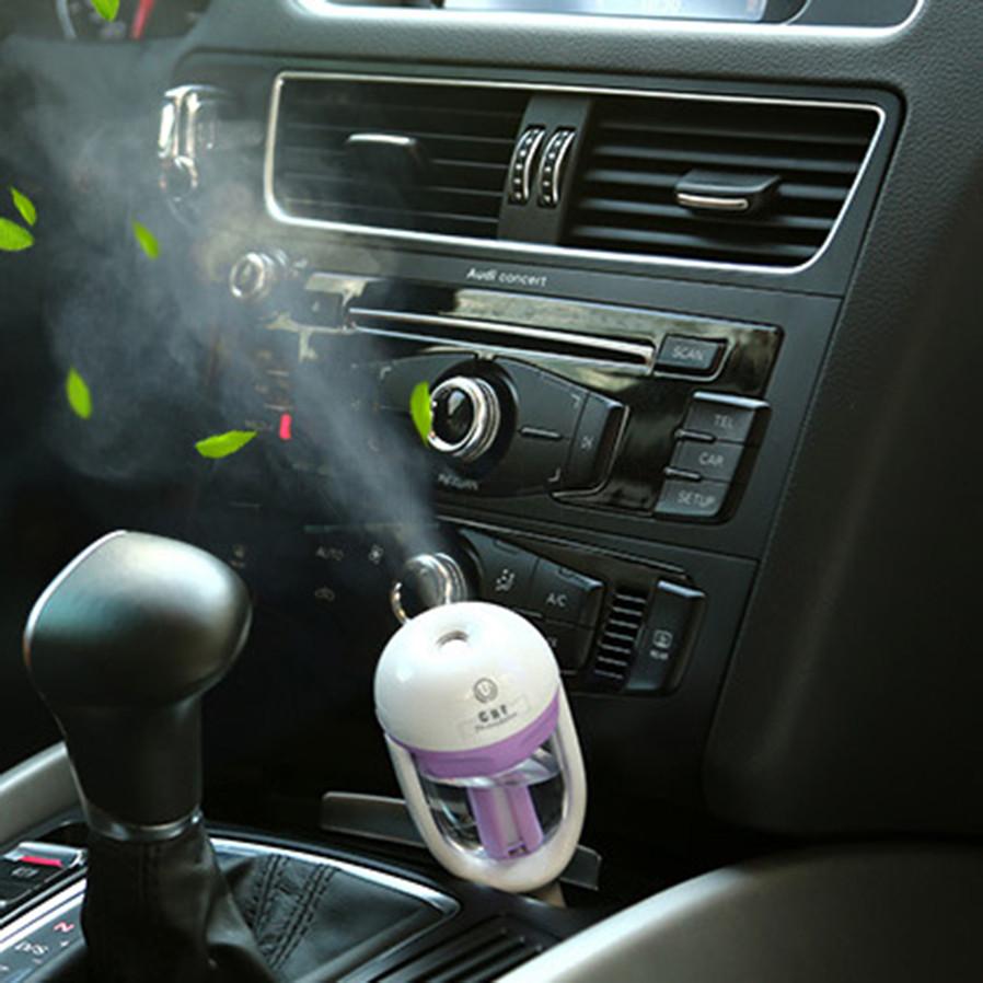 50ML 12V Auto Lufterfrischer Auto Mini Luftbefeuchter Luftreiniger Aroma und Auto Aromatherapie Nebelerzeuger Vernebler Ätherischer Öl Diffusor