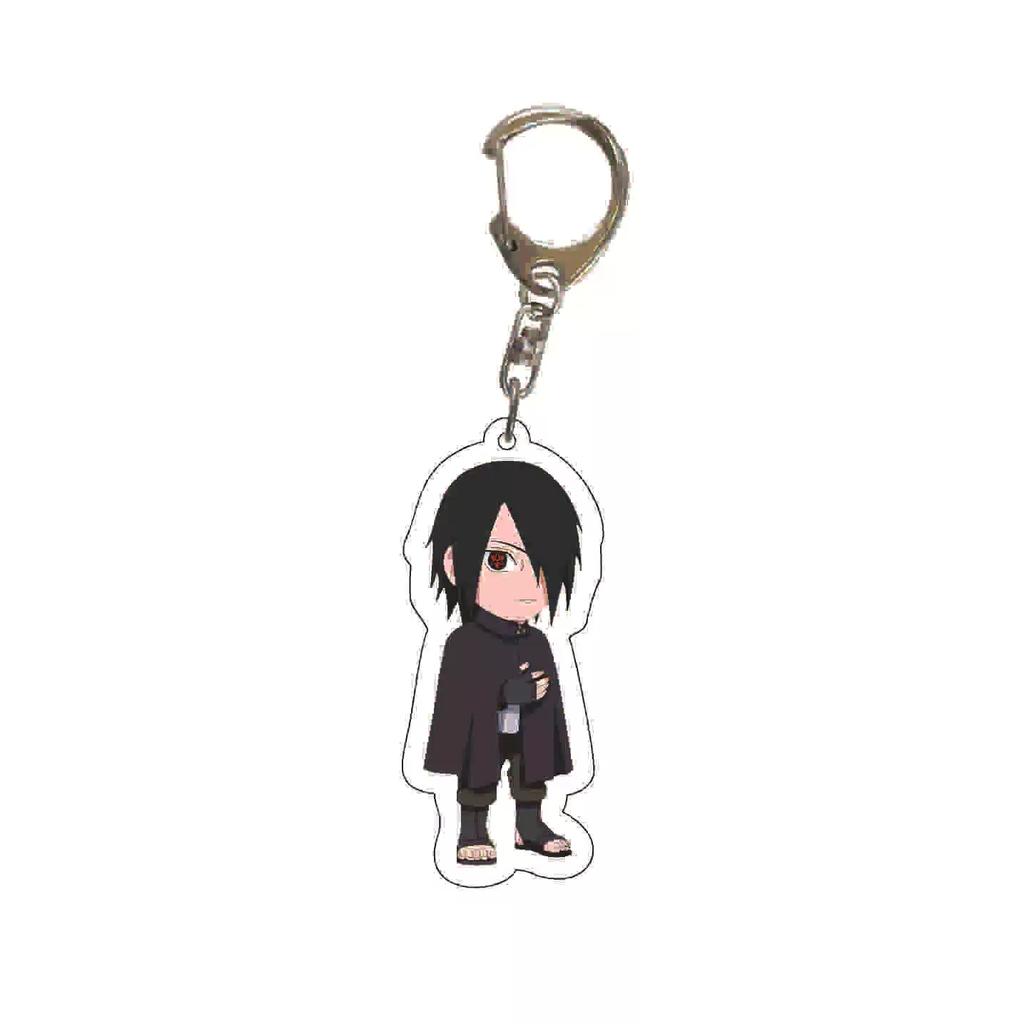 Llavero acrílico de Anime Naruto, accesorio, llavero de dibujos animados de Uzumaki Naruto