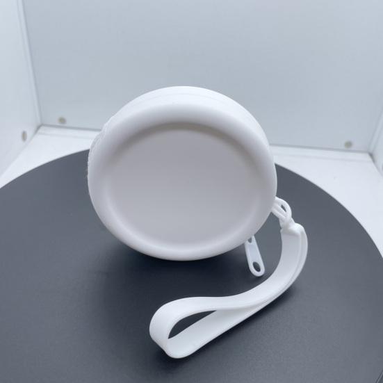 Dog Treat Pouch with Carabiner Kids Round Zipper Closure Pouch Earphone Storage Bag