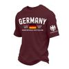 Men's Casual Printed Round Neck Short Sleeve T-Shirt, Lightweight and Breathable
