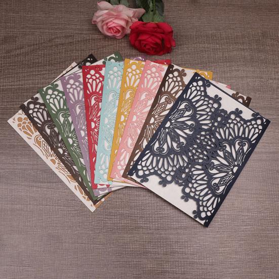 Floral Cover Greeting Card Cutting Die Scrapbooking Paper Embossing Album Decor