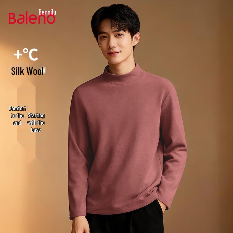 Baleno Men s Long-Sleeve Half-Turtleneck Pullover XL