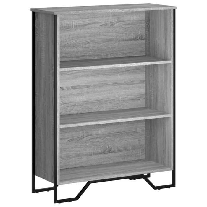 VidaXL Bookcase Sonoma Grey 80x31x106 Cm Engineered Wood, Shelf, Bookshelf, Storage Shelf, Cabinet 848627