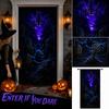 Halloween Door Curtain Decoration for Front Door, Hanging Flag, Party Supplies Gift, Home, Wall and Window Decor