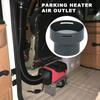 Parking Heater Air Outlet Die-sel Heater Exhaust Pipe Connector 75mm To 60mm Parking Heater Exhaust Pipe Ducting Bellows Joints