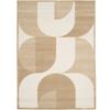 Rug - THE DECO FACTORY - Design - Beige - 200x290cm - Modern - Geometric Relief