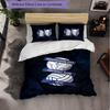 Birmingham City Themed Bedding 3Pcs Duvet Cover Set Decorative Bed Linen For Teen Room Home Decoration