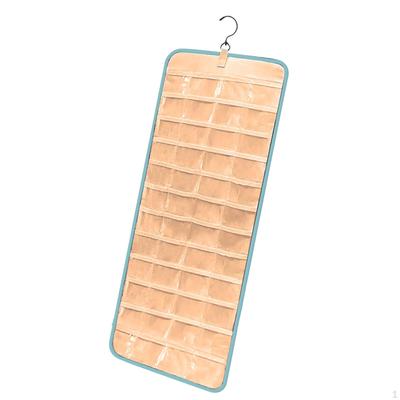 Hanging Jewelry Organizer for Women Double Sided Holder Storage Roll Multifunctional