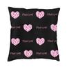 Heart Pink Love Pillowcase Soft Polyester Cushion Cover Decor Throw Pillow Case Cover Home Zippered